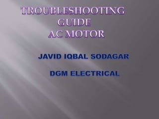 Trouble shooting guide ac motor javid iqbal sodagar