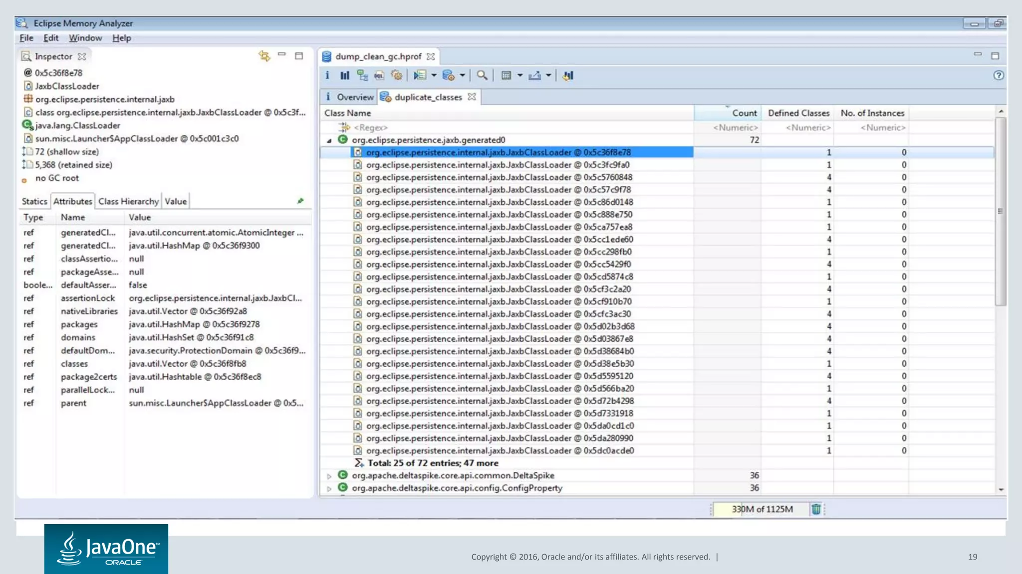 Copyright © 2016, Oracle and/or its affiliates. All rights reserved. | 19 