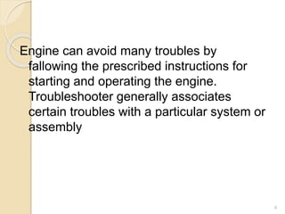 Troubleshooting of internal combustion engine | PPTX