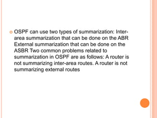 Troubleshooting ospf | PPTX