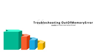 Troubleshooting OutOfMemoryError
Unable to create new native thread
 