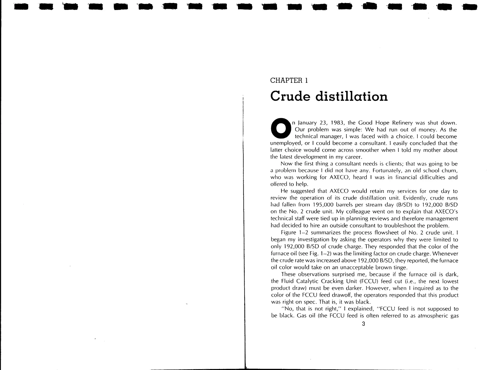 Troubleshooting process operations