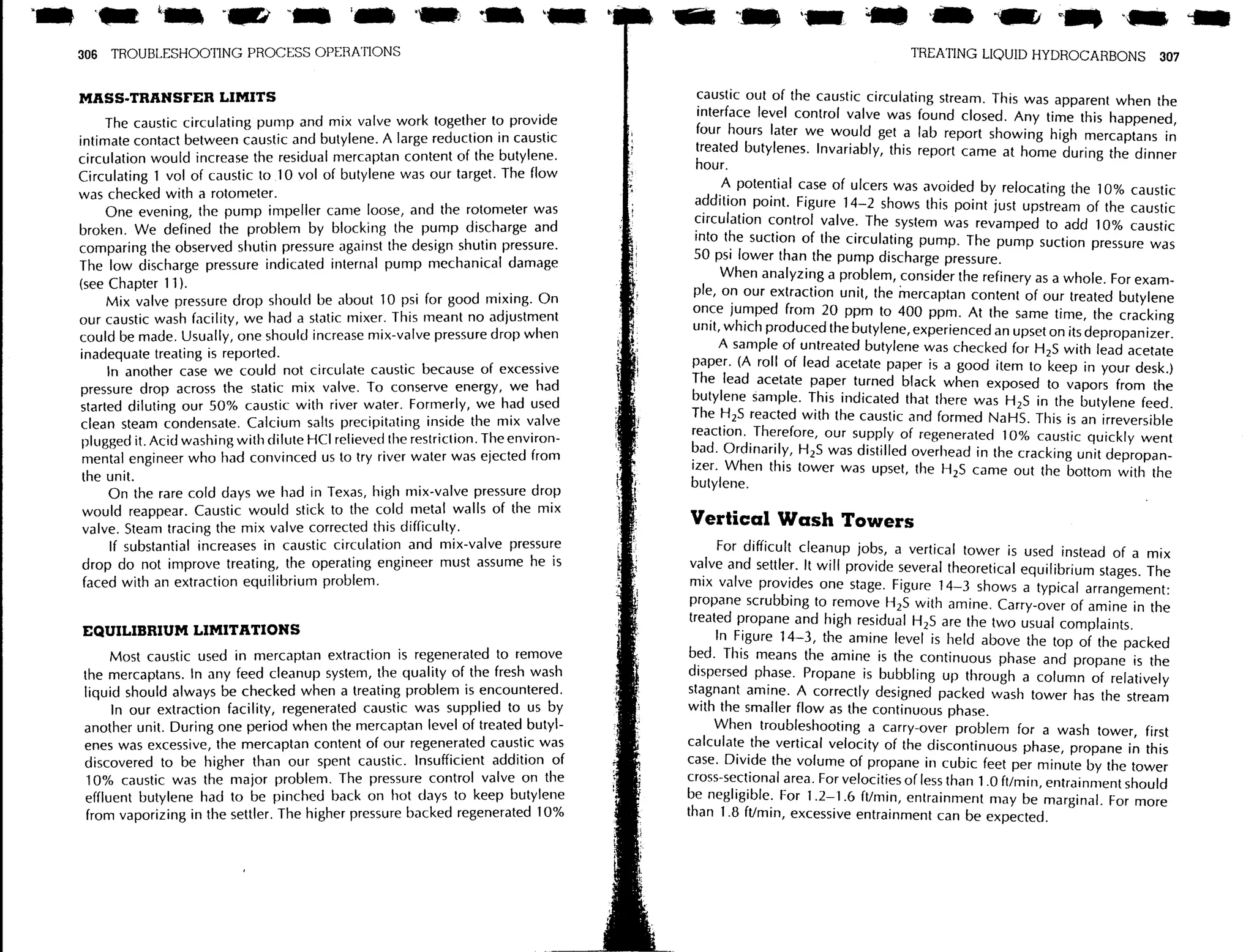 Troubleshooting process operations