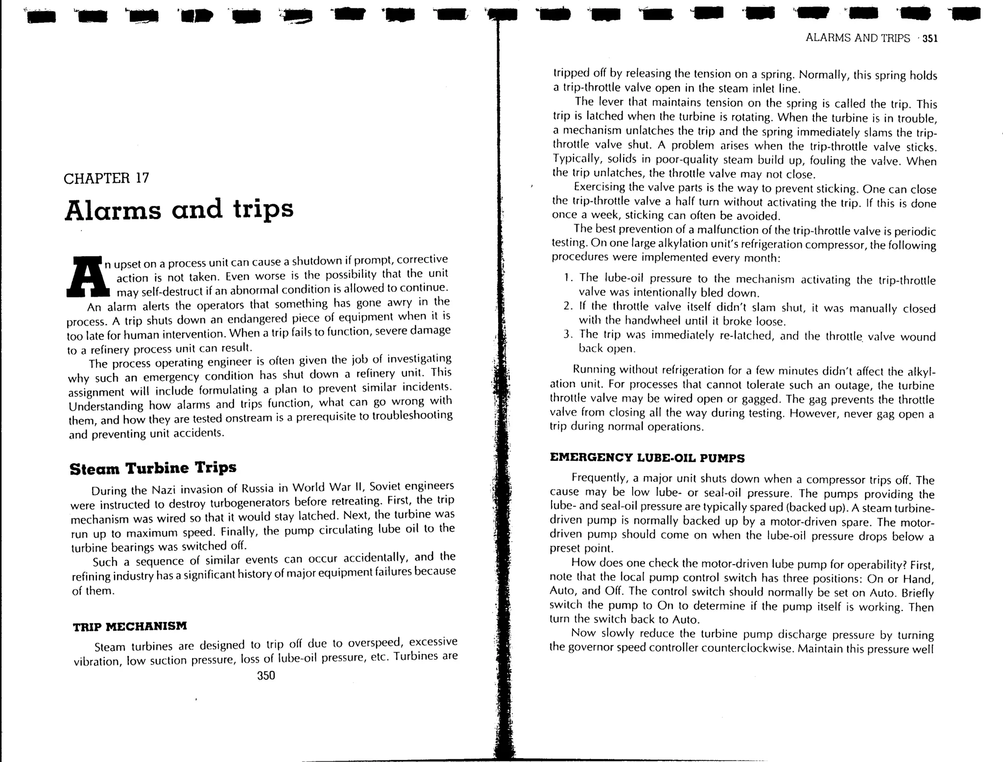 Troubleshooting process operations