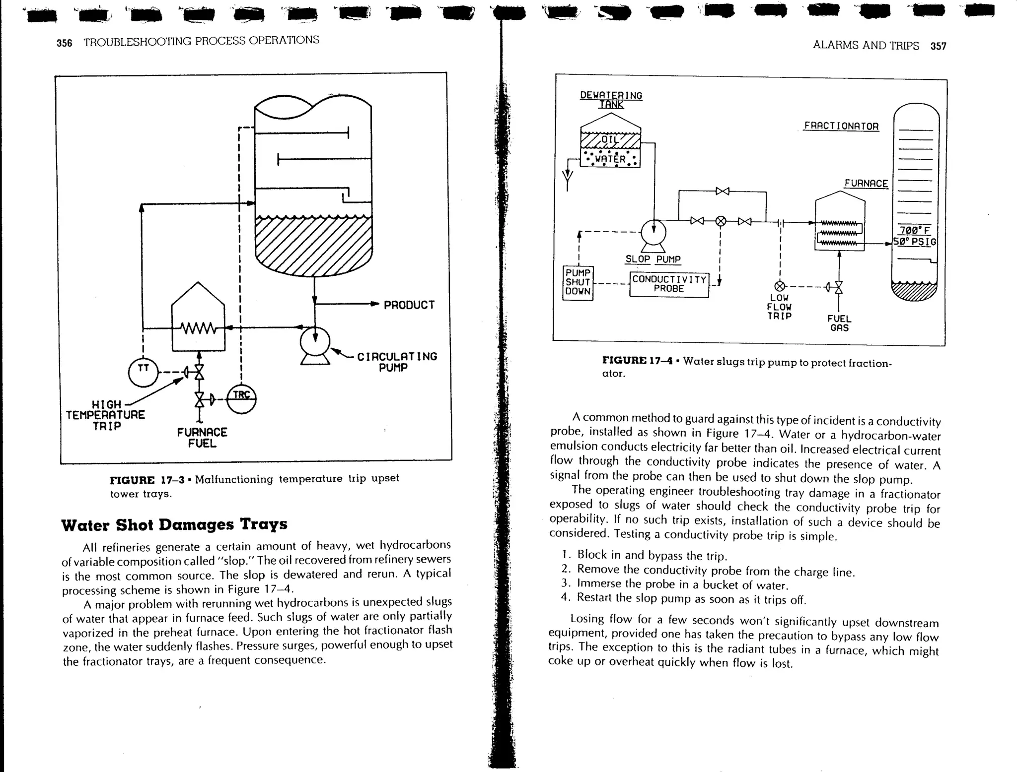 Troubleshooting process operations