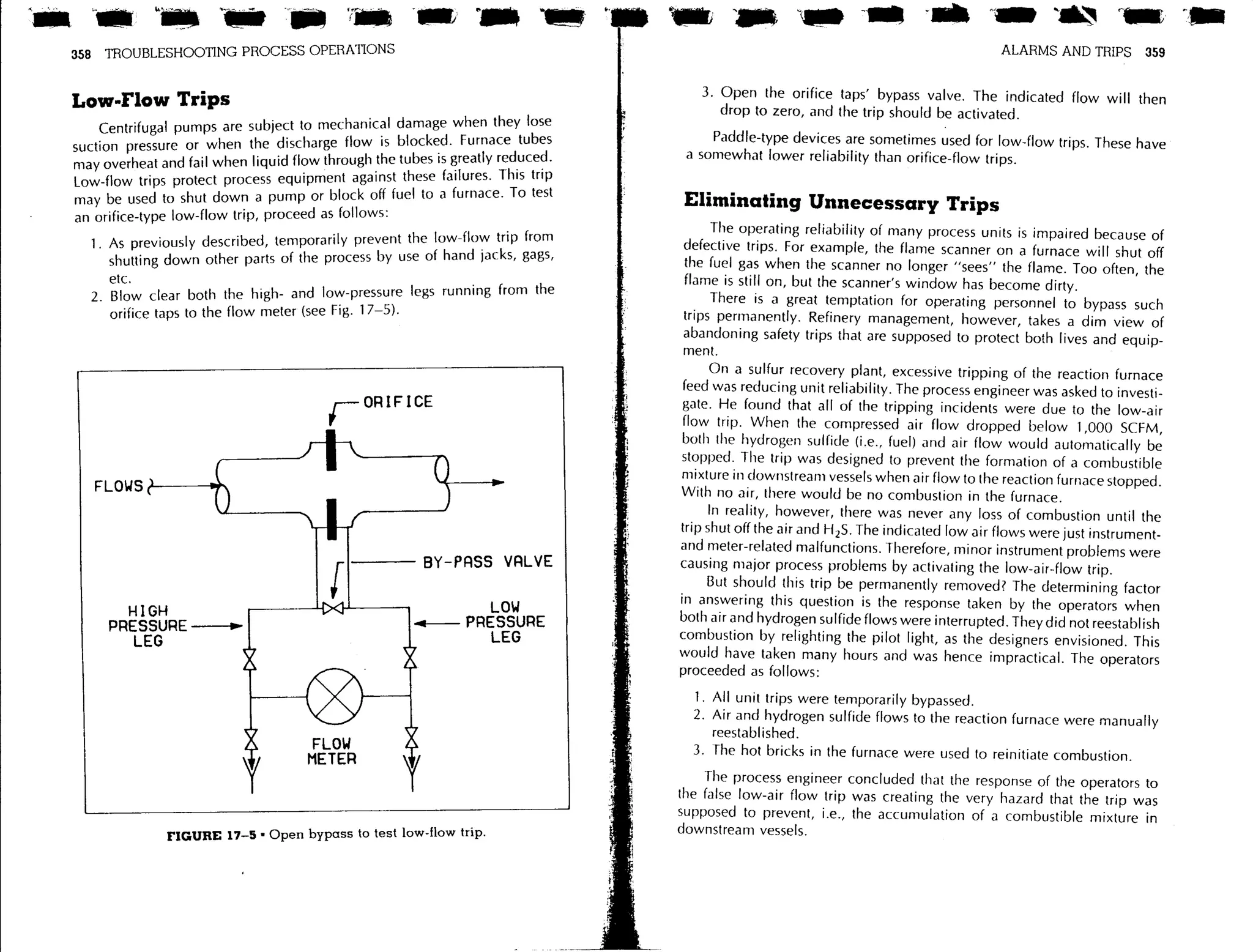 Troubleshooting process operations