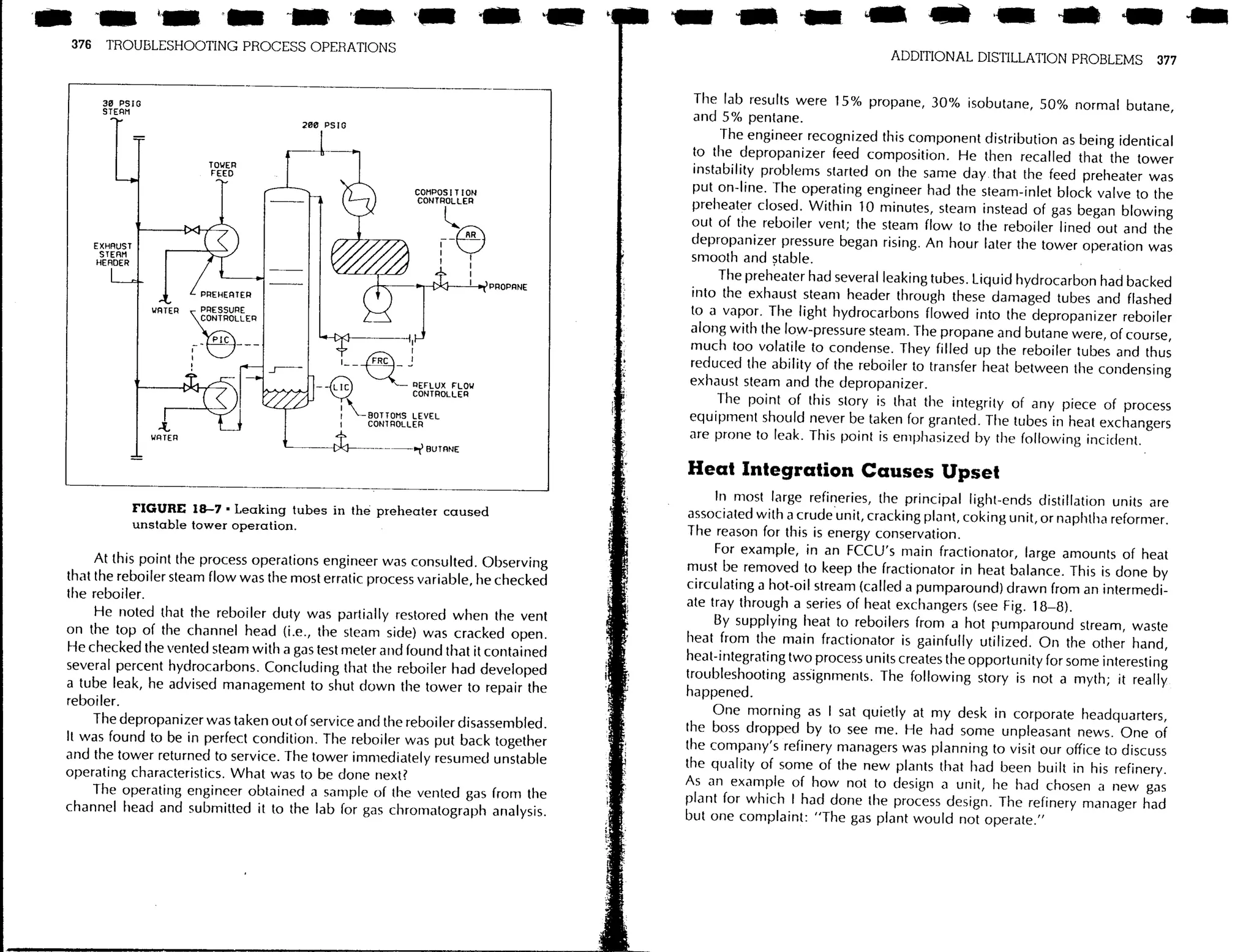 Troubleshooting process operations