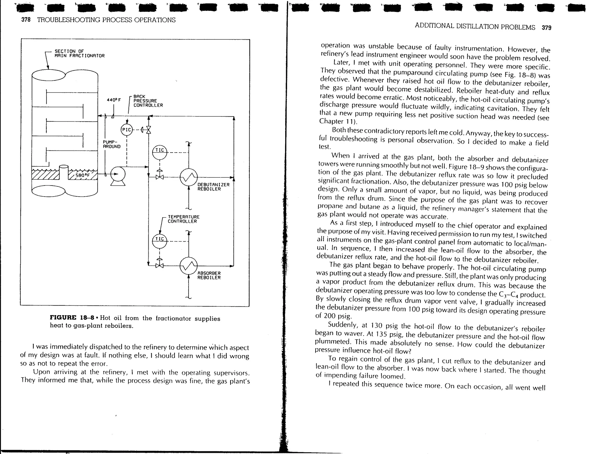 Troubleshooting process operations