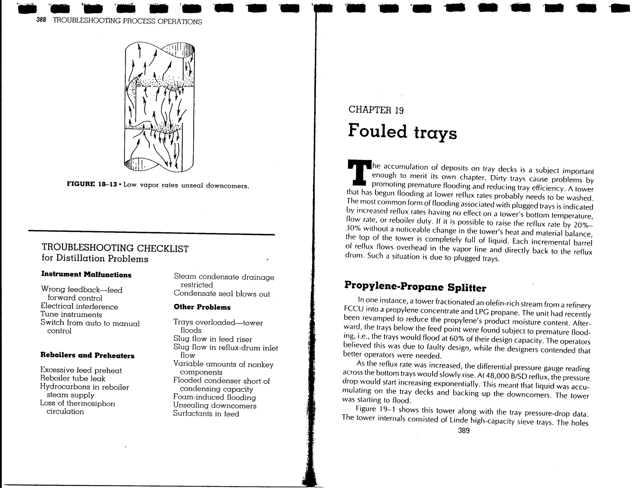 Troubleshooting process operations