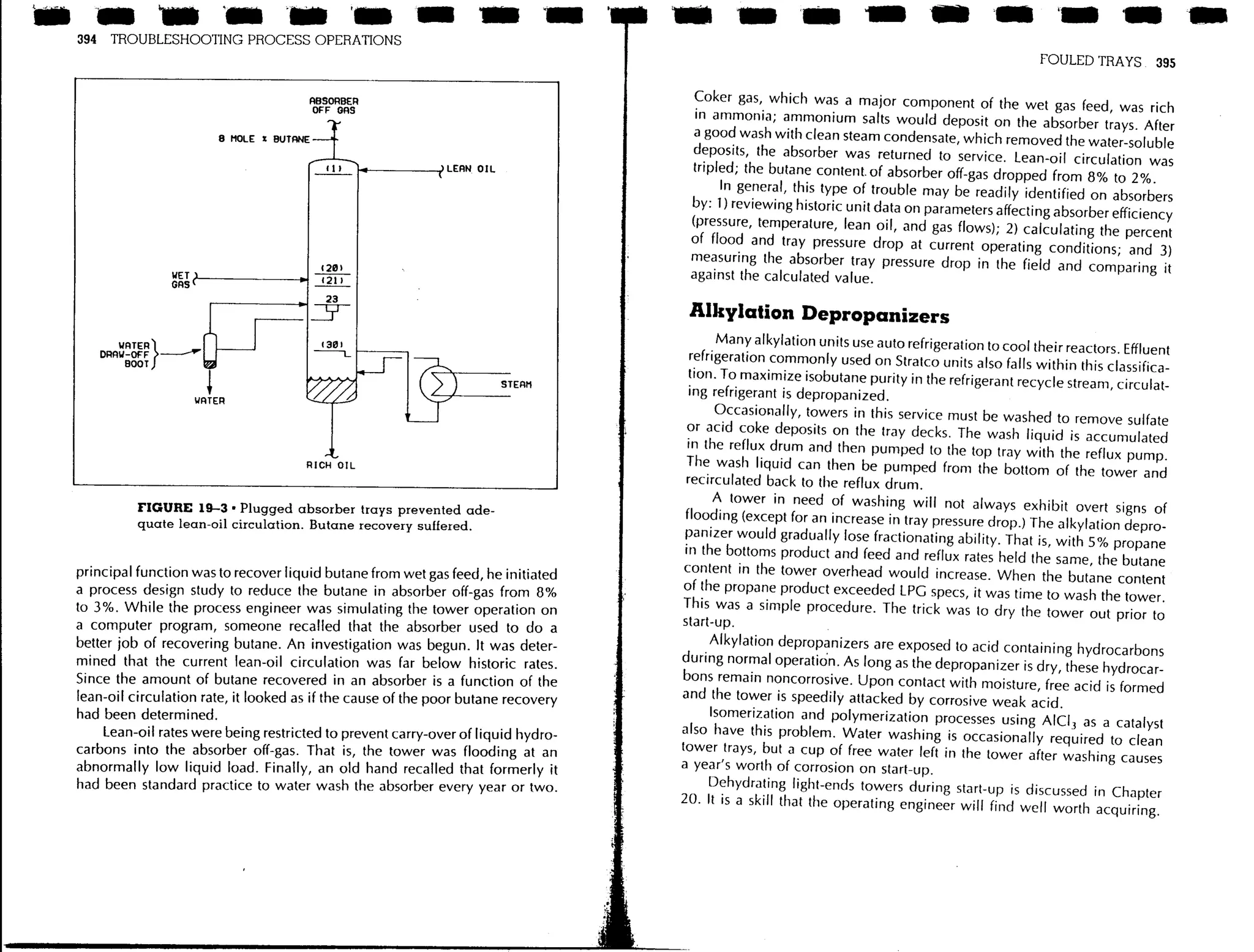 Troubleshooting process operations