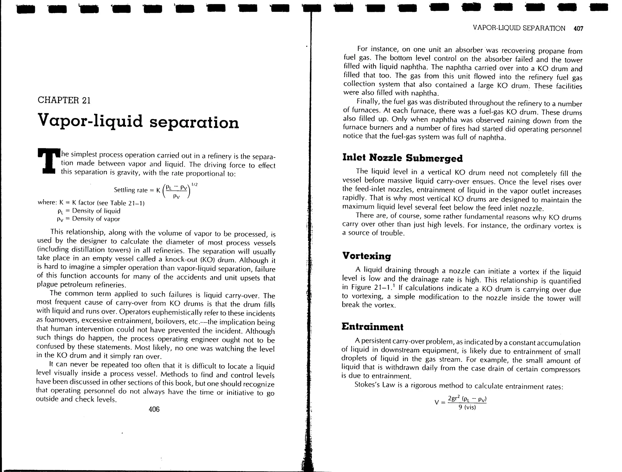 Troubleshooting process operations