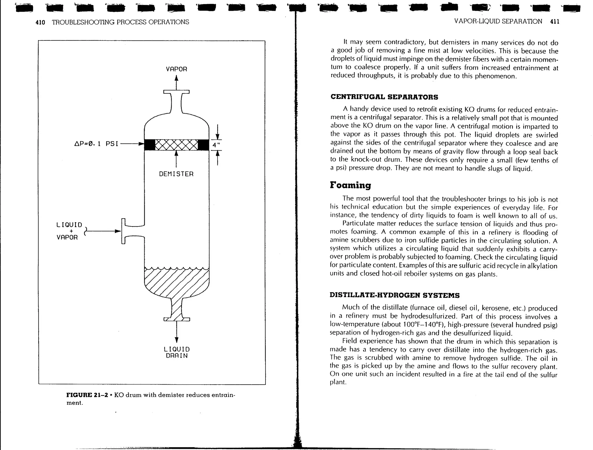 Troubleshooting process operations