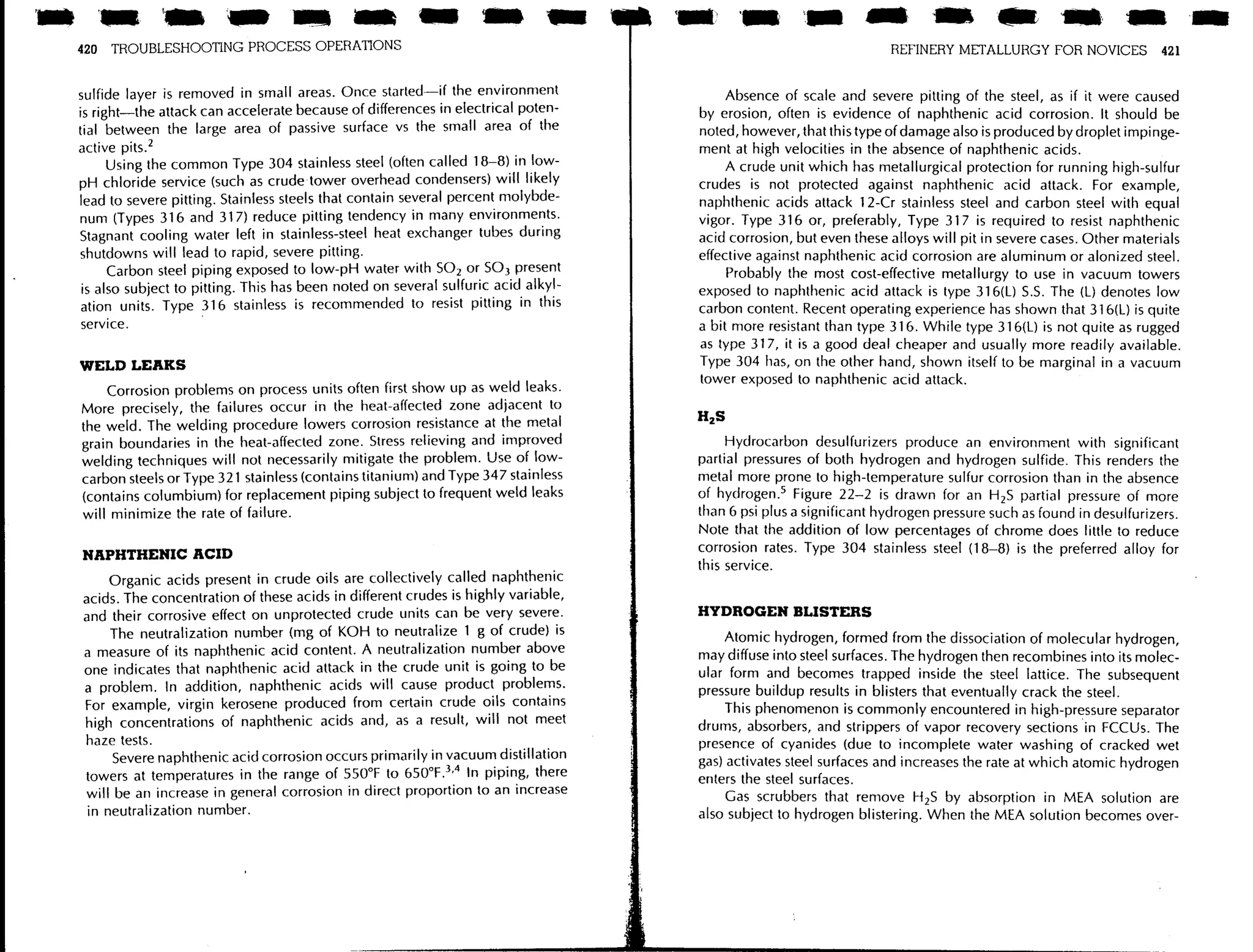 Troubleshooting process operations
