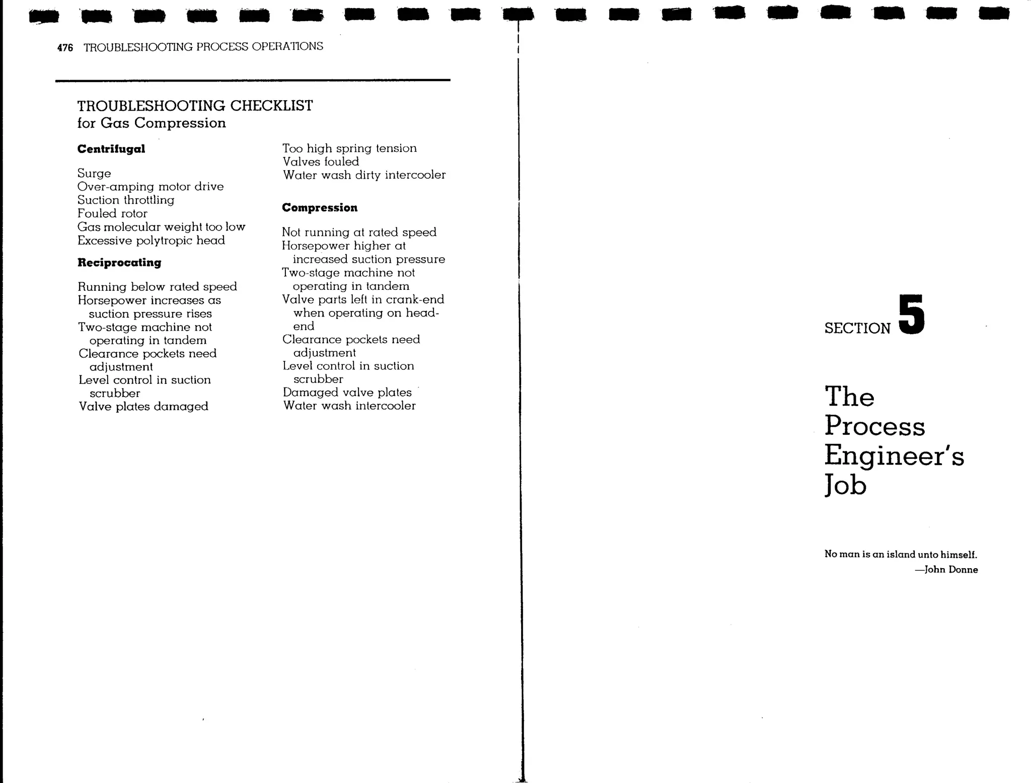 Troubleshooting process operations