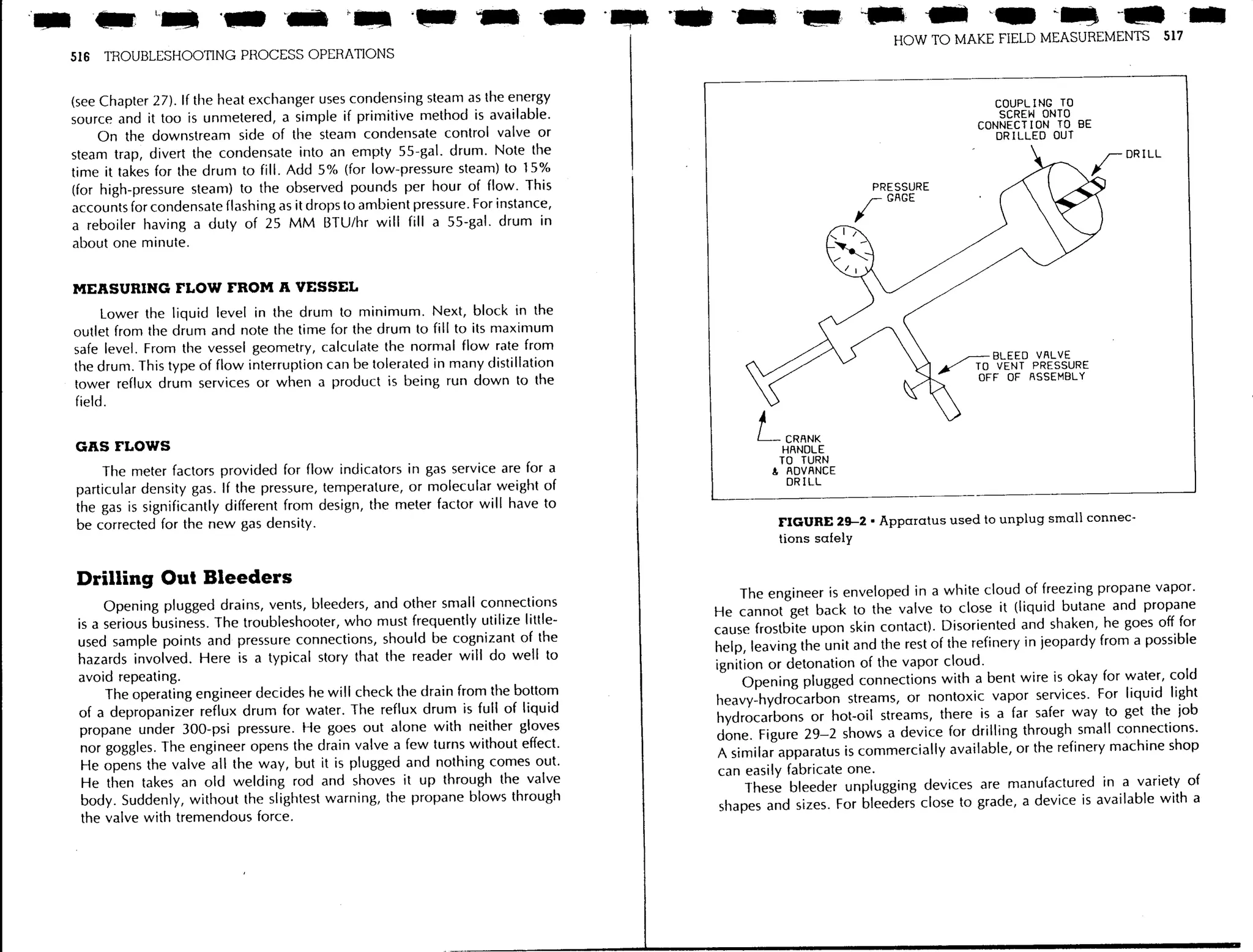Troubleshooting process operations
