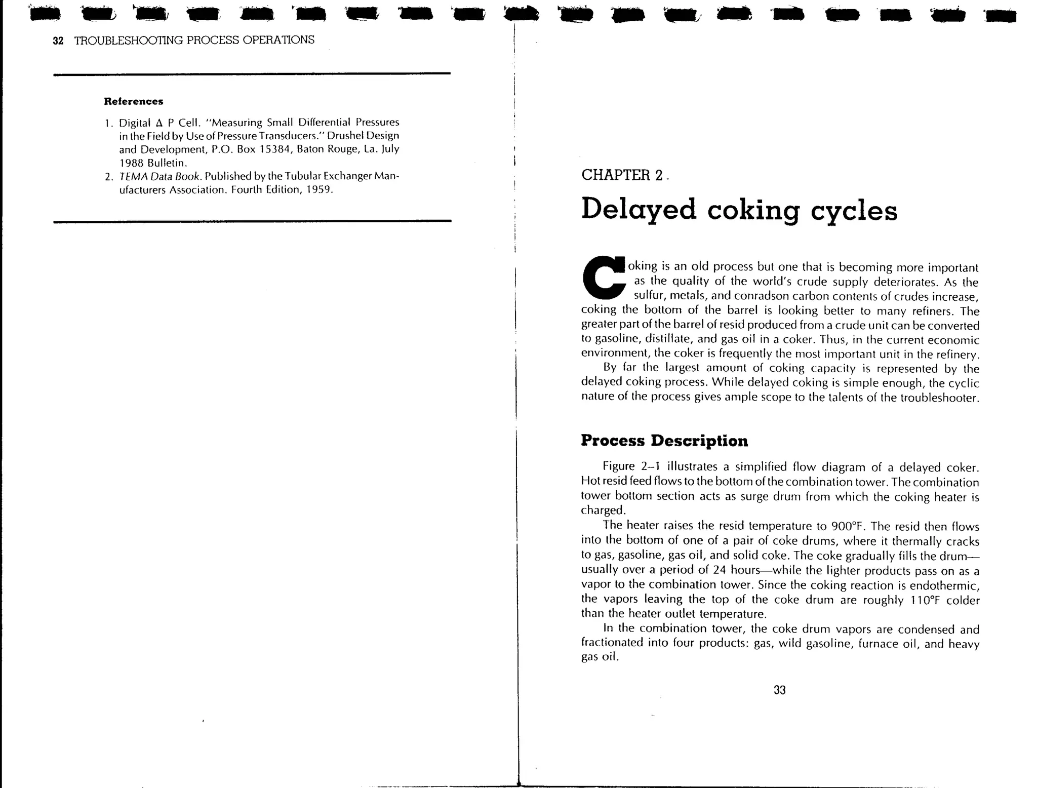 Troubleshooting process operations