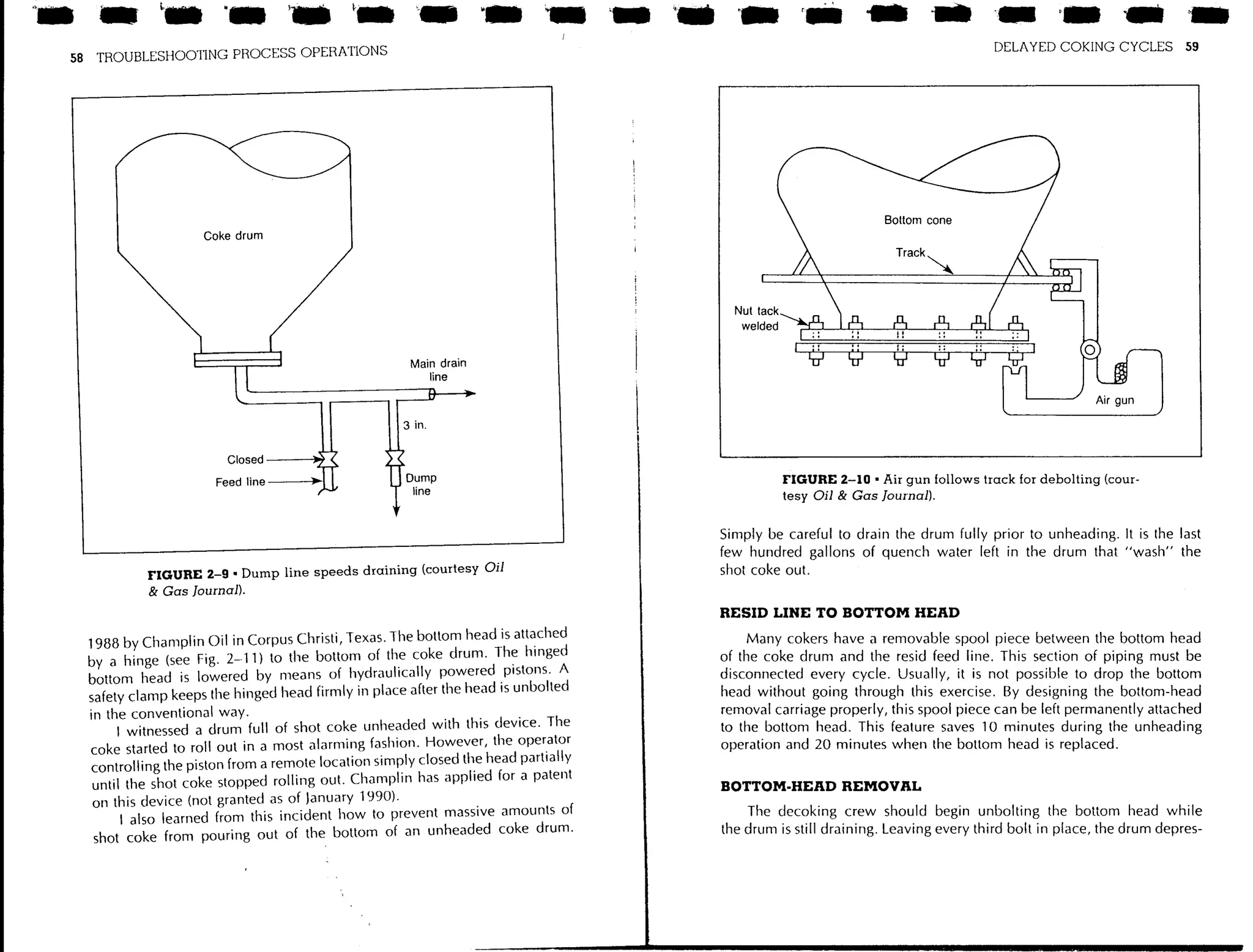 Troubleshooting process operations