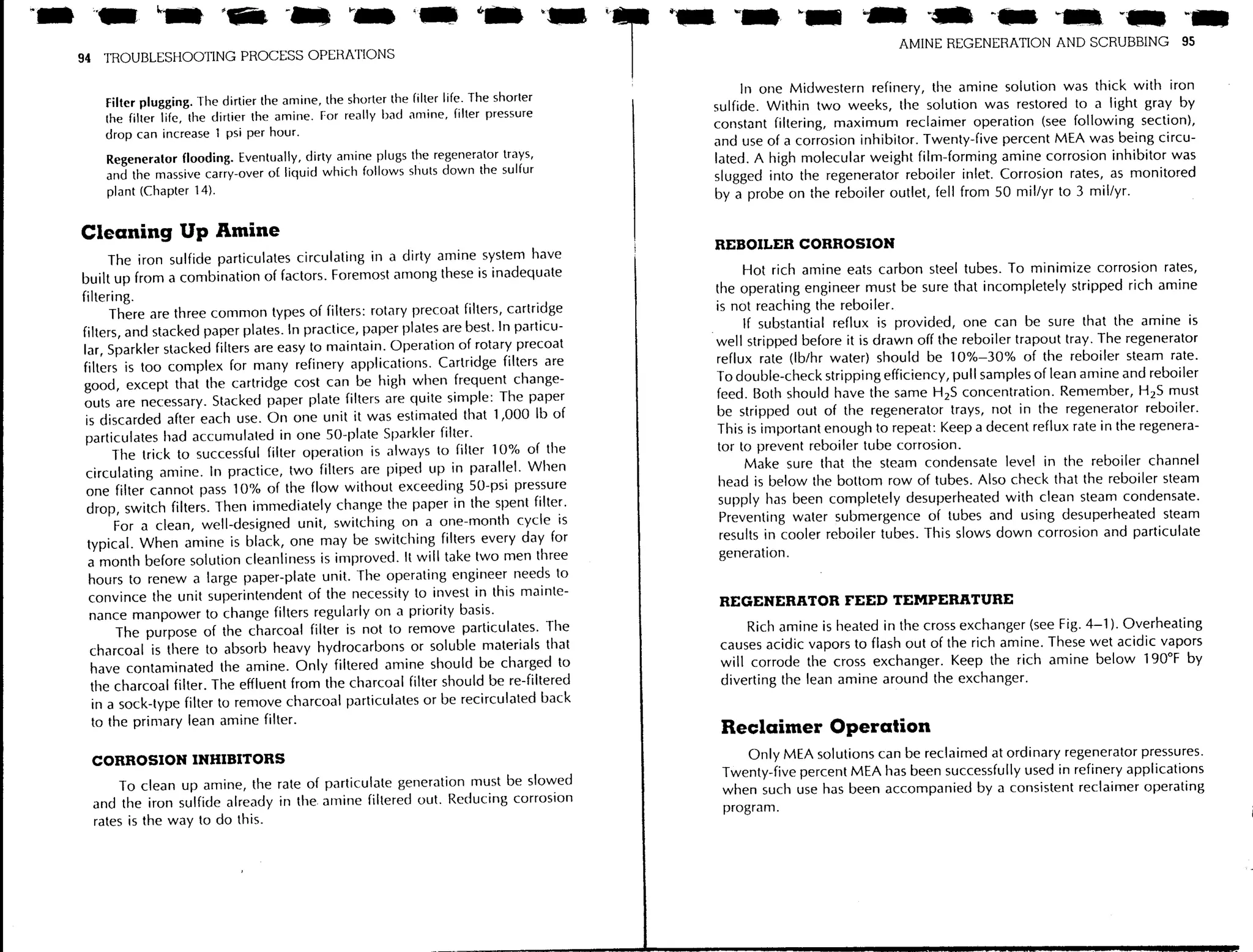 Troubleshooting process operations