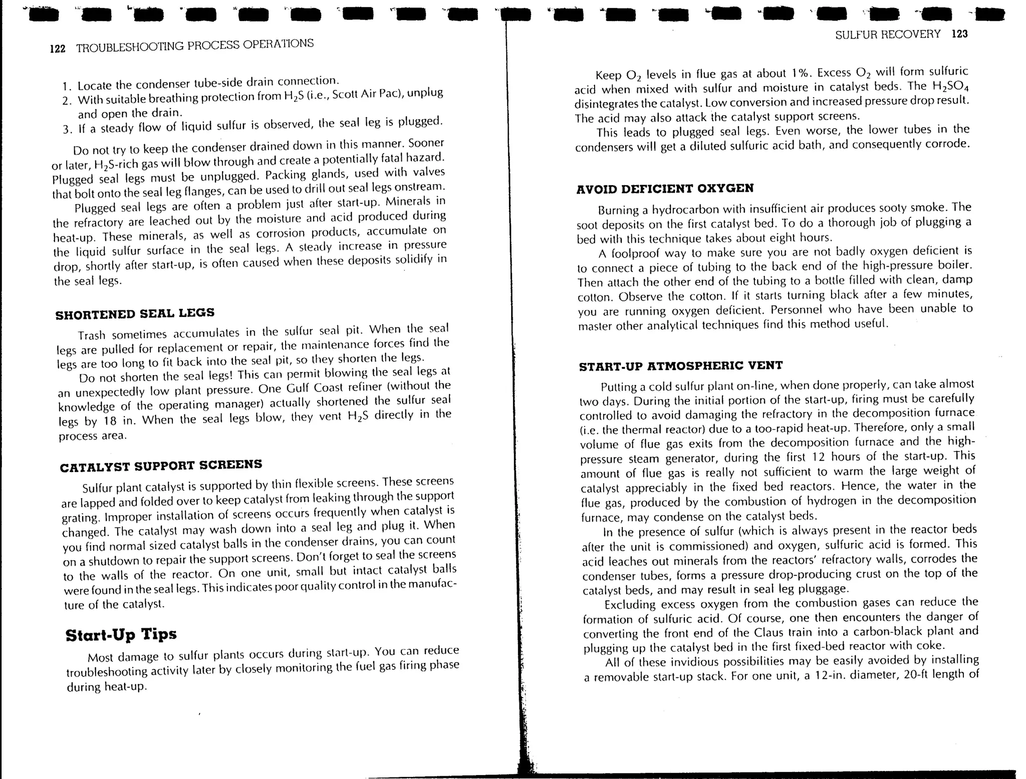 Troubleshooting process operations