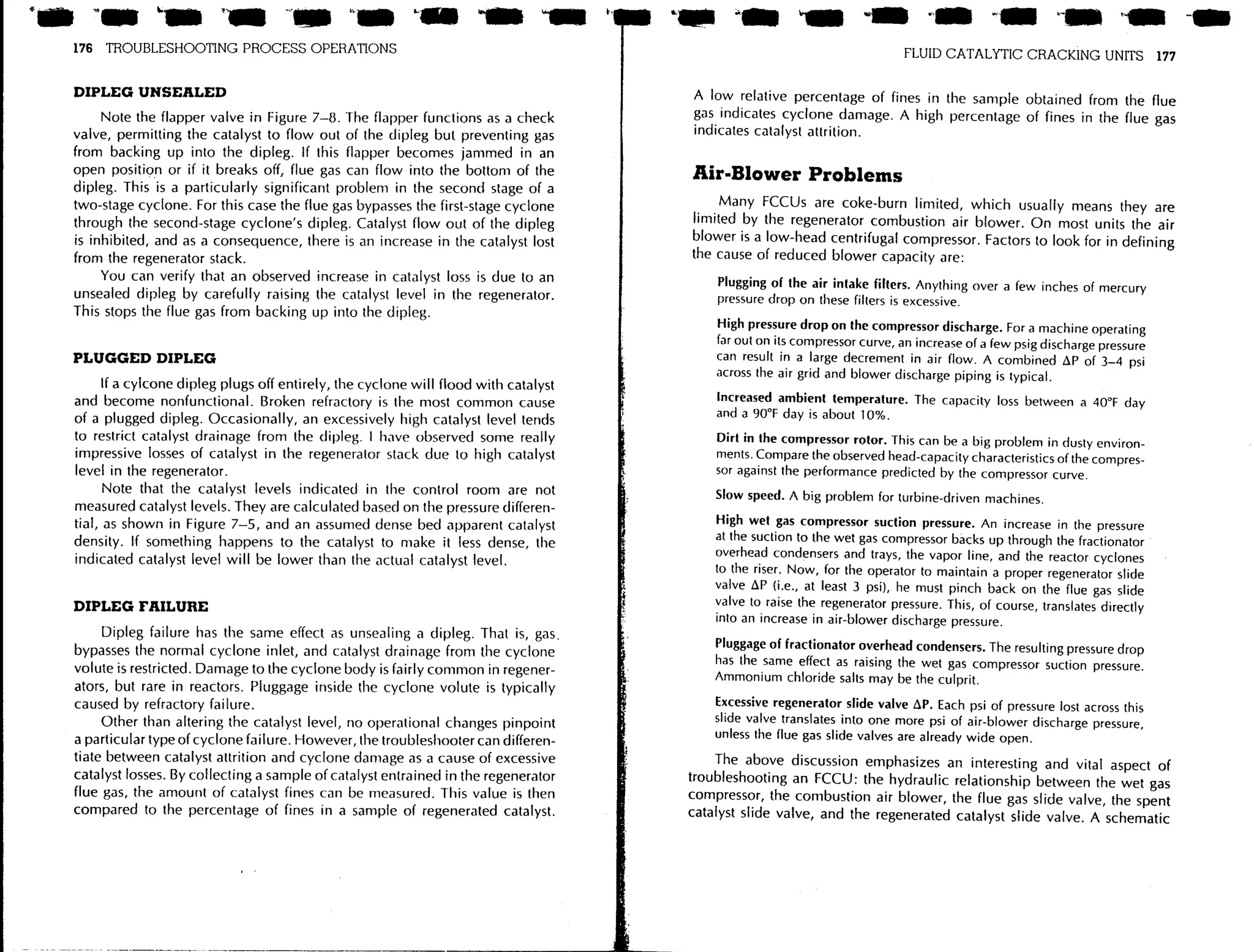 Troubleshooting process operations
