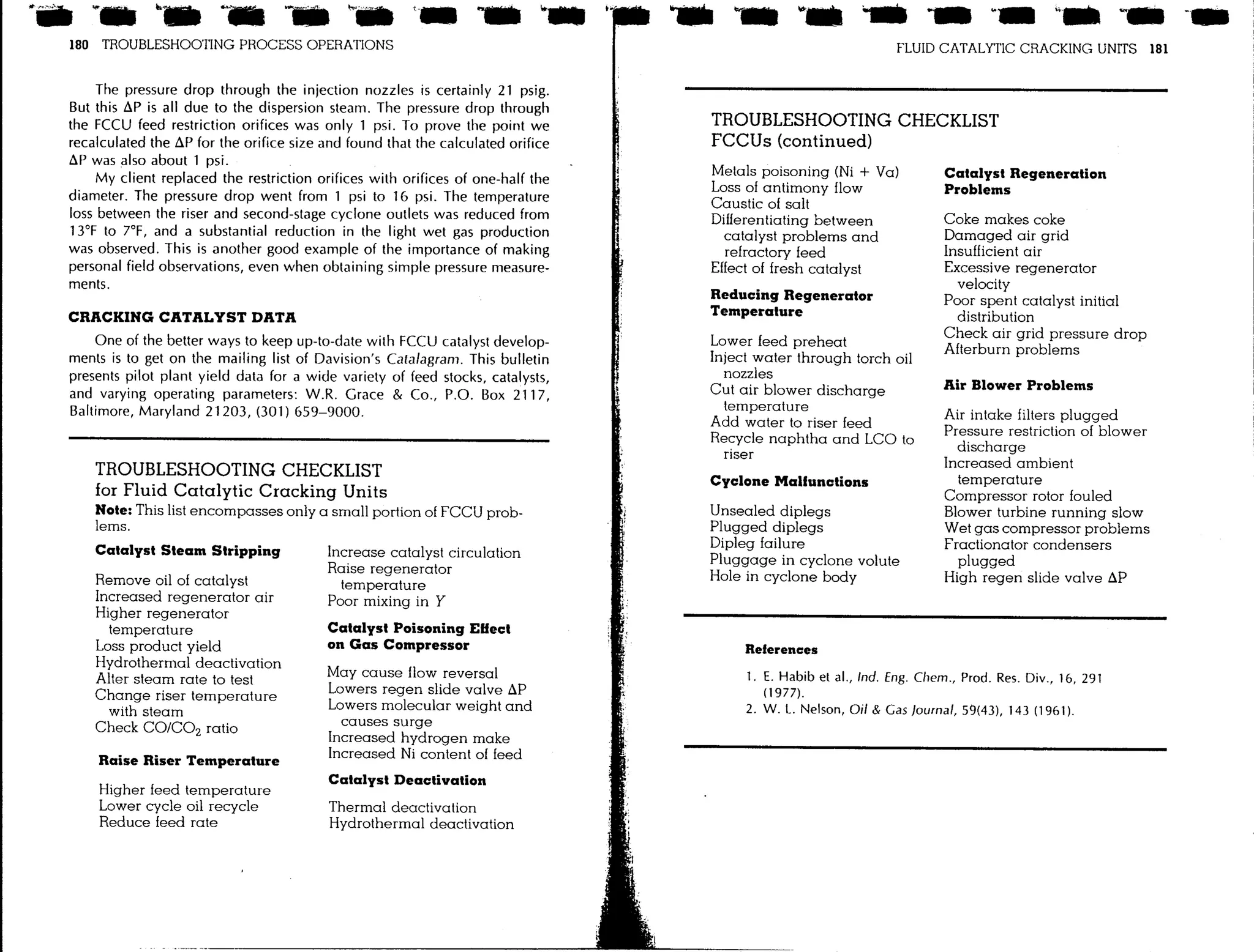 Troubleshooting process operations