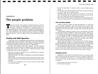 Troubleshooting process operations