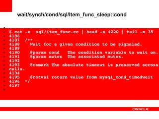 Performance Schema для отладки MySQL приложений | PDF