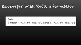 Zookeeper with Redis Information
 