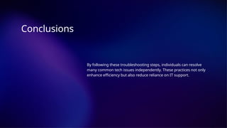 Effective Troubleshooting Steps to Resolve Common Tech Issues ...