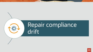 Repair compliance
drift
 