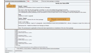 Repair command
Check IDCheck ID
Repair command
 