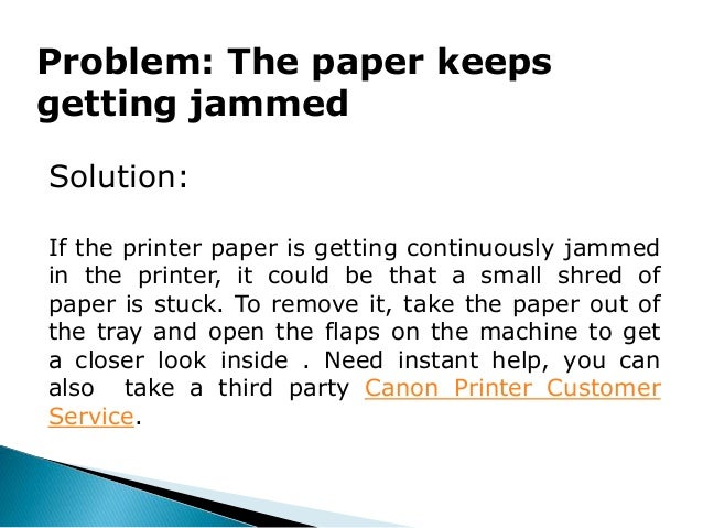 Does Canon offer troubleshooting tips for its printers?