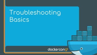 Troubleshooting
Basics
 