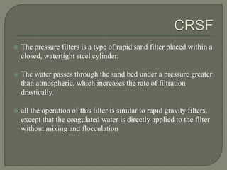 Troubules in rapid sand filters | PPTX