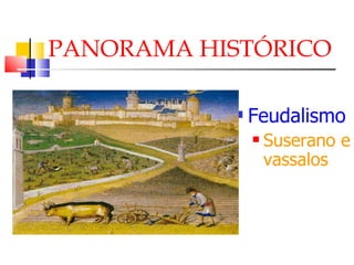 PANORAMA HISTÓRICO Feudalismo Suserano e vassalos 