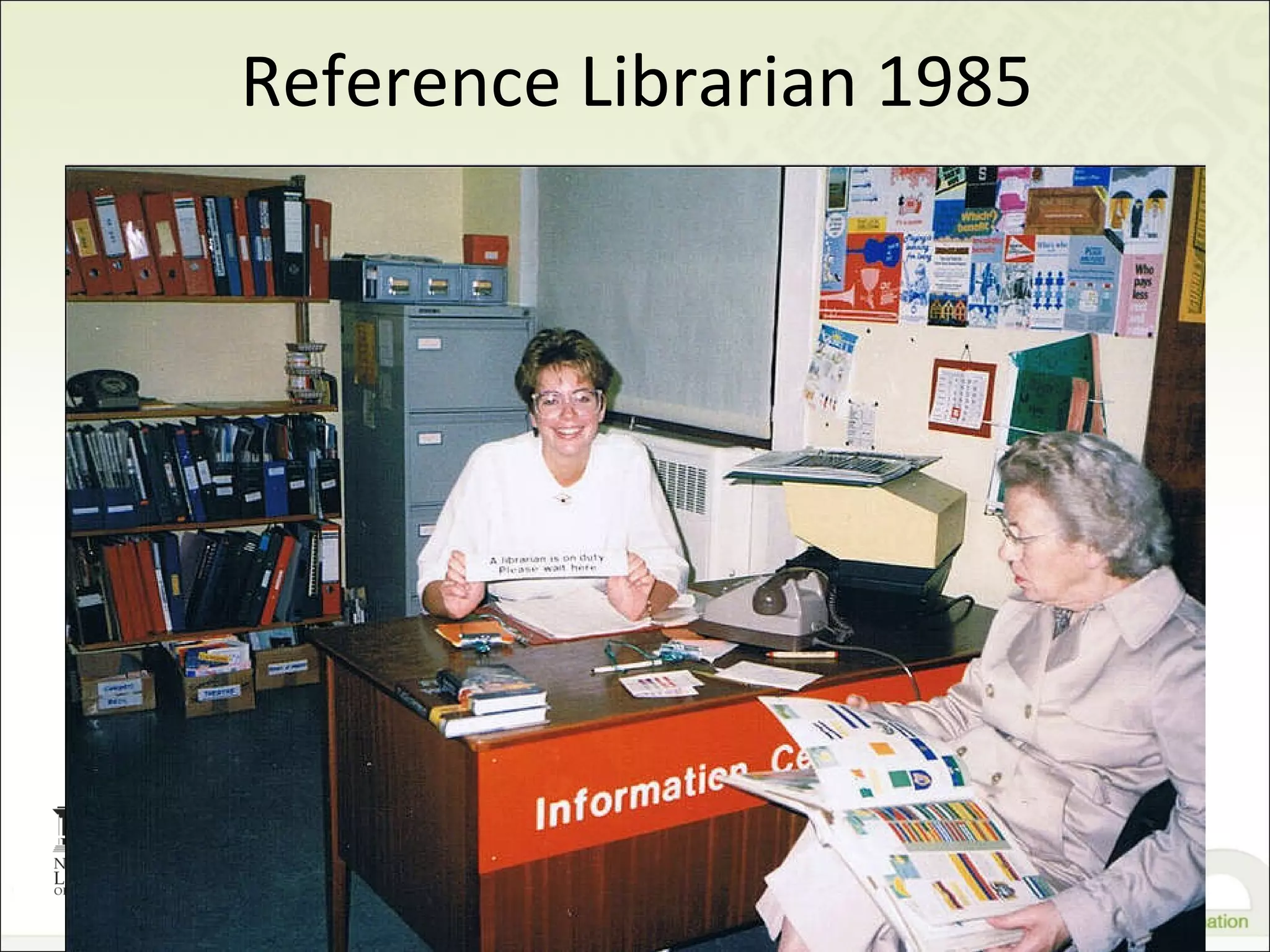 Reference Librarian 1985 