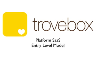 Platform SaaS
Entry Level Model
 