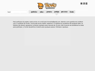 Trovão quadrinhos - conceito