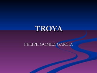 TROYA FELIPE GOMEZ GARCIA 