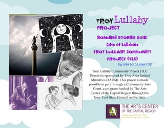 Troy lullaby community (tlc) project 2016 calendar