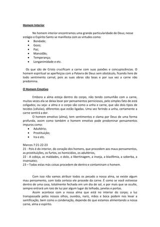 Tríplice Constituição do Homem