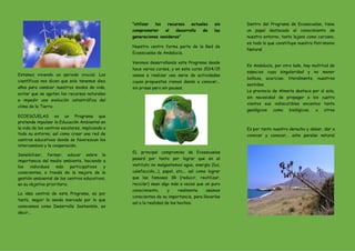 Estamos viviendo un periodo crucial. Los
científicos nos dicen que solo tenemos diez
años para cambiar nuestros modos de v...