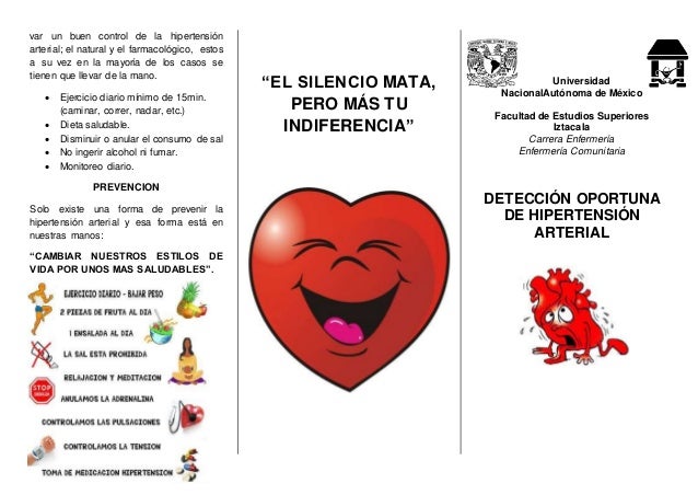 Tríptico hipertensión Tríptico hipertensión