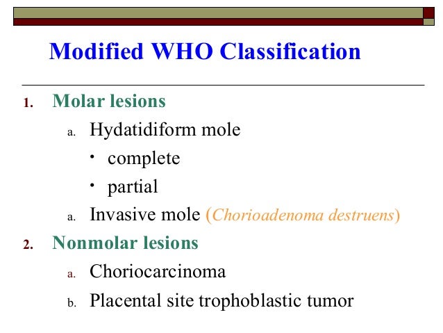 gestational trophoblastic disease