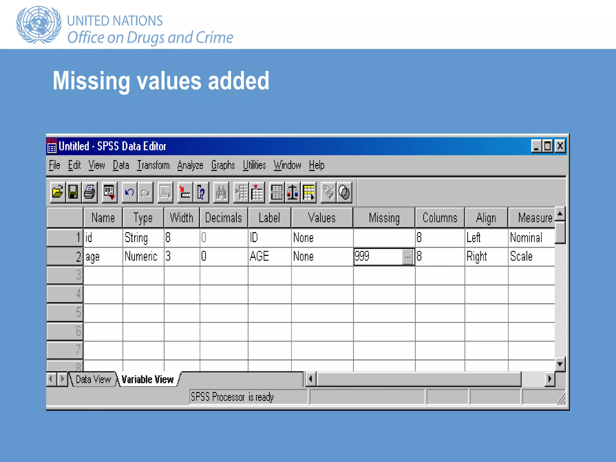 Missing values added
 
