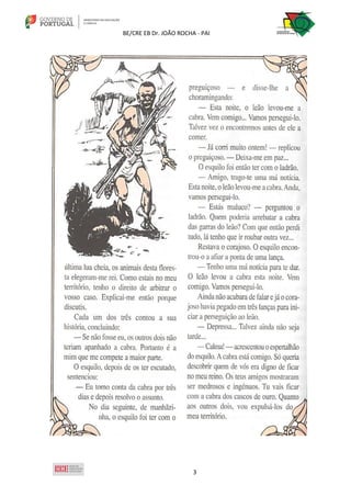 BE/CRE EB Dr. JOÃO ROCHA - PAI
3
 