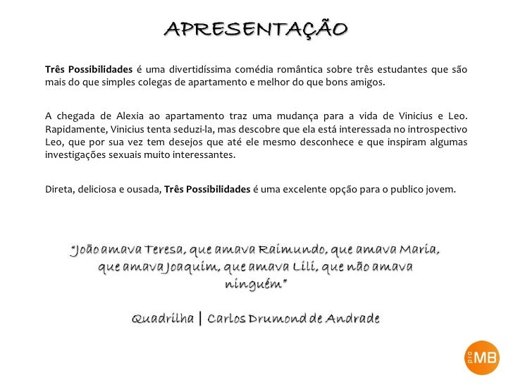 Três Possibilidades Proposta Patrocinio