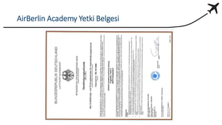AirBerlin Academy Yetki Belgesi
 