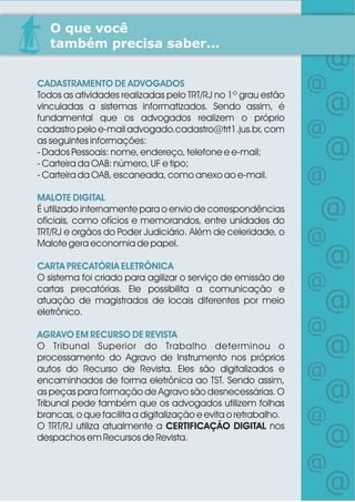 TRT/RJ: Balcão Eletrônico