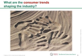P-Altagamma-317971-01-22Jan15-AAc-mil_Published_short.pptx 14
Copyright©2015byTheBostonConsultingGroup,Inc.Allrightsreserved.
What are the consumer trends
shaping the industry?
 
